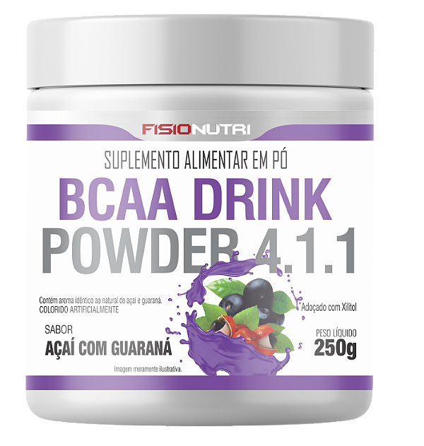BCAA Drink Powder 4:1:1 250g - Fisionutri