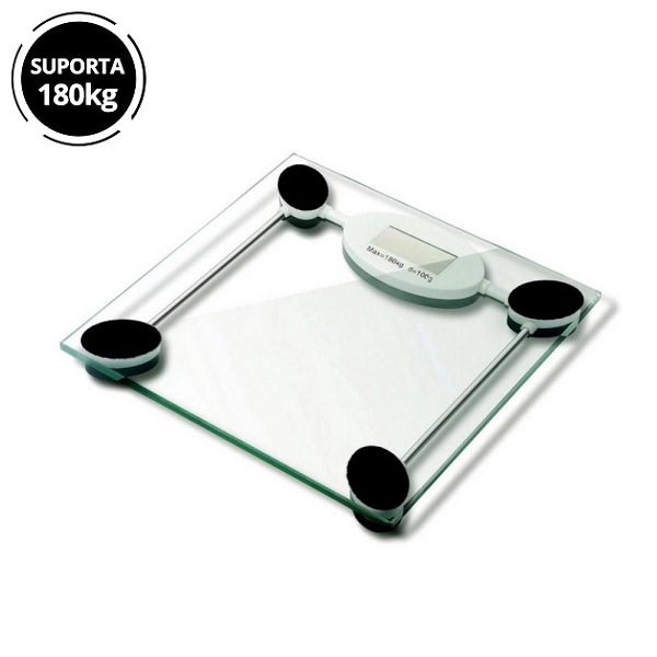 Balança de Pesagem Digital Vidro Temperado até 180kg