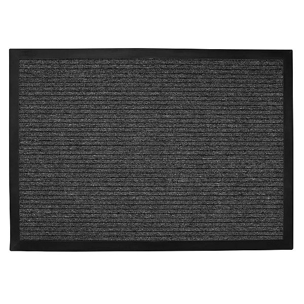 Tapete Duo Preto Para Secar com Borda 40cm x 60cm - Kapazi