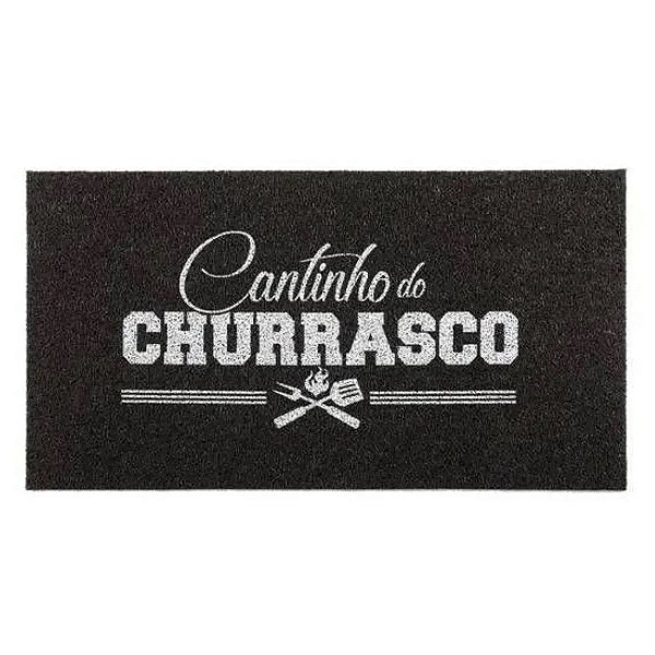 Tapete Vinil 40cm x 75cm Cantinho do Churrasco - Kapazi