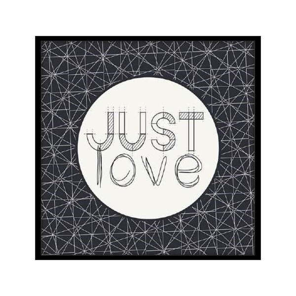 Quadro Decorativo Barcelona Just Love 30x30cm