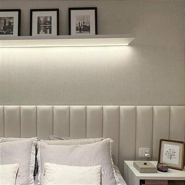 Papel de Parede Linho Bege Claro - Coleção Classici 2 Kantai