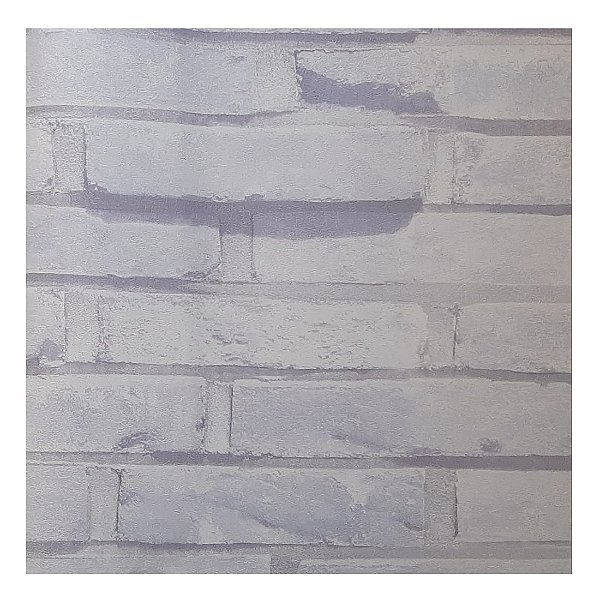 Papel de Parede Coleção Grace 3 3D Tijolinho Gelo