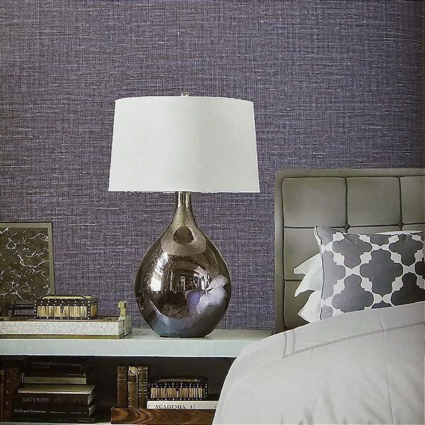 Papel de Parede Linho Jeans Azul Escuro - Coleção Criativo Kantai