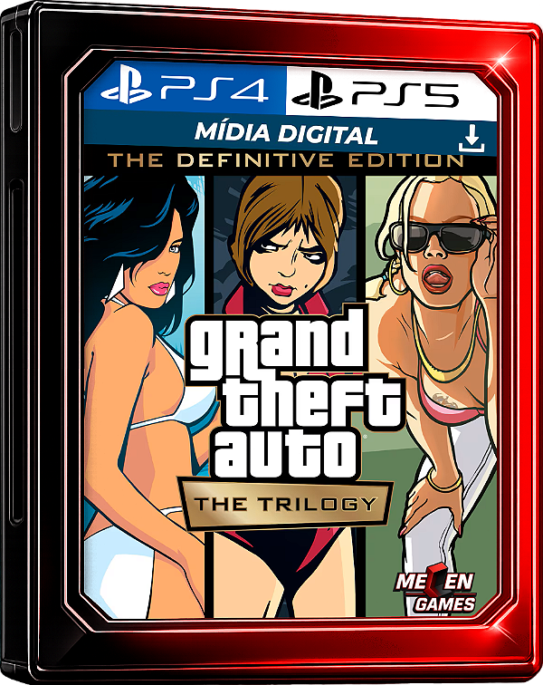 GRAND THETH AUTO: THE TRILOGIA GTA PS4/PS5 MÍDIA DIGITAL