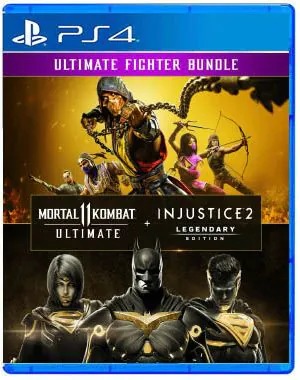 Pacote Mortal Kombat 11 Ultimate + Injustice 2 Ed. Lendária PS4 Midia Digital