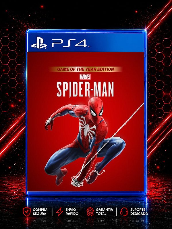 MARVEL'S SPIDER-MAN: GAME OF THE YEAR EDITION MÍDIA DIGITAL PARA PS4