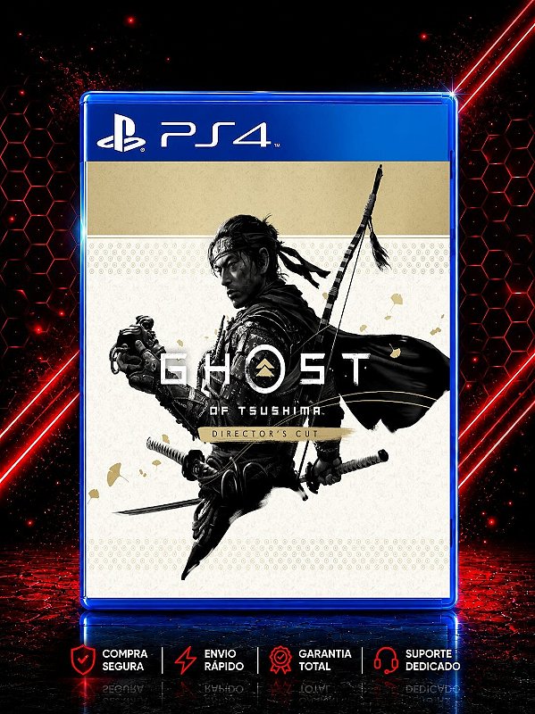 GHOST OF TSUSHIMA: VERSÃO DIRETOR MÍDIA DIGITAL PARA PS4