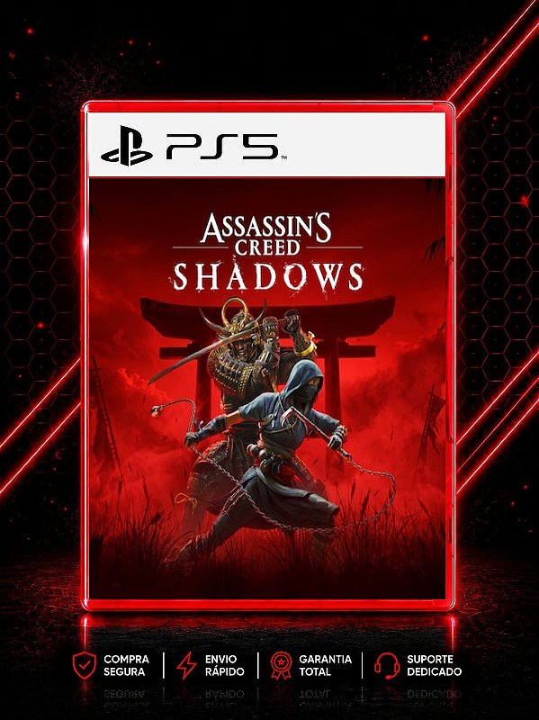 ASSASSINS CREED SHADOWS MÍDIA DIGITAL PARA PS5