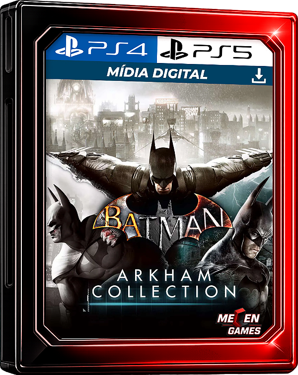 BATMAN ARKHAM COLLECTION PS4/PS5 MÍDIA DIGITAL