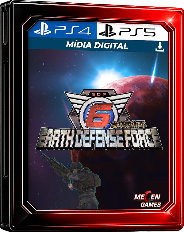 Earth Defense Force 6 PS4/PS5 Mídia Digital