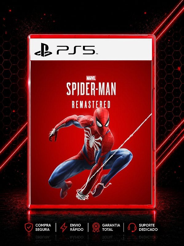 MARVEL'S SPIDER-MAN REMASTERD MÍDIA DIGITAL PARA PS5