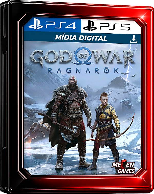 GOD OF WAR RAGNAROK PS4/PS5 MÍDIA DIGITAL