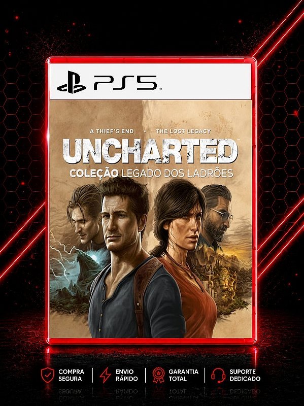 UNCHARTED: COLEÇÃO LEGADO DOS LADRÕES MÍDIA DIGITAL PARA PS5