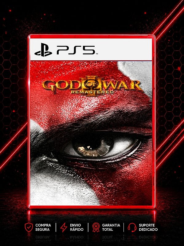 GOD OF WAR III REMASTERIZADO PS5 MÍDIA DIGITAL
