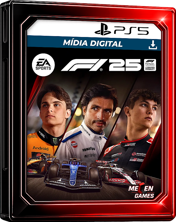 F1 25 - Fórmula 1 PS5 MÍDIA DIGTAL