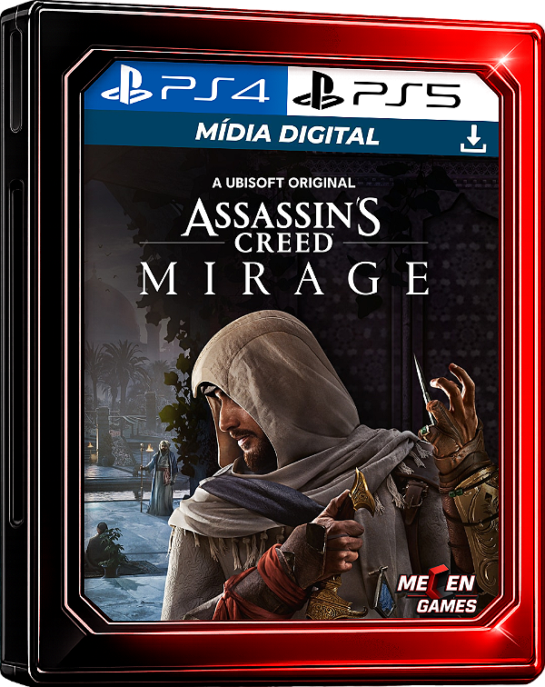 ASSASSINS'S CREED MIRAGE PS4/PS5 MÍDIA DIGITAL