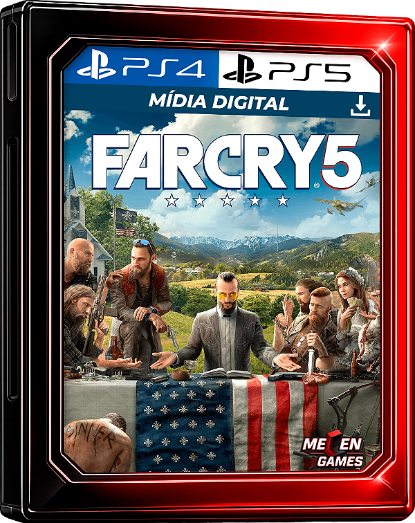 FAR CRY 5 PS4/PS5 MÍDIA DIGITAL