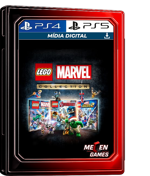 COLEÇÃO LEGO MARVEL PS4/PS5 MÍDIA DIGITAL