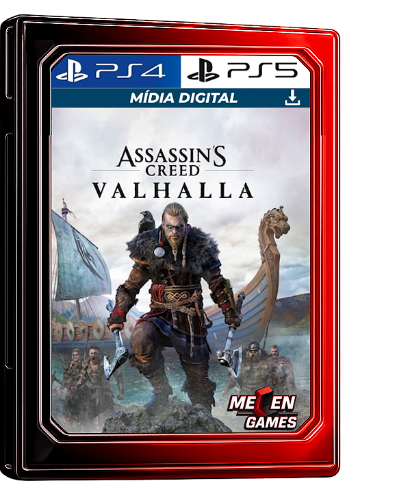 ASSASSINS CREED VALHALLA PS4/PS5 MÍDIA DIGITAL