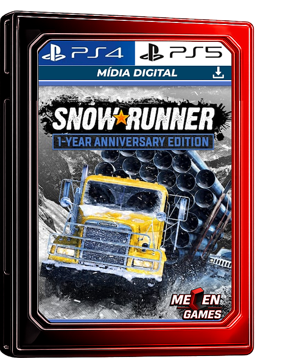 SNOWRUNNER 1-YEAR ANNIVERSARY EDITION PS4/PS5 MÍDIA DIGITAL