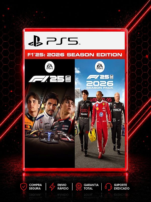 F1® 25 Edição Temporada 2026 PS5 MÍDIA DIGITAL