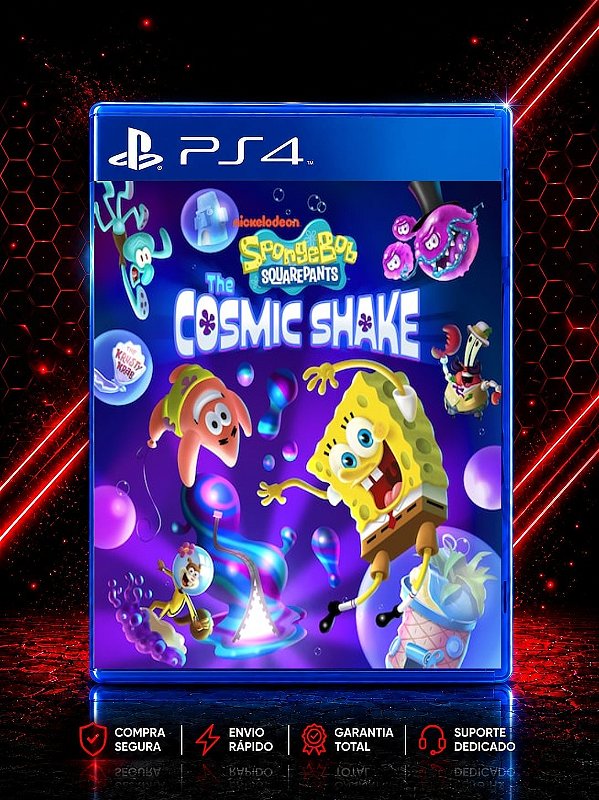 BOB ESPONJA THE COSMIC SHAKE MÍDIA DIGITAL PARA PS4
