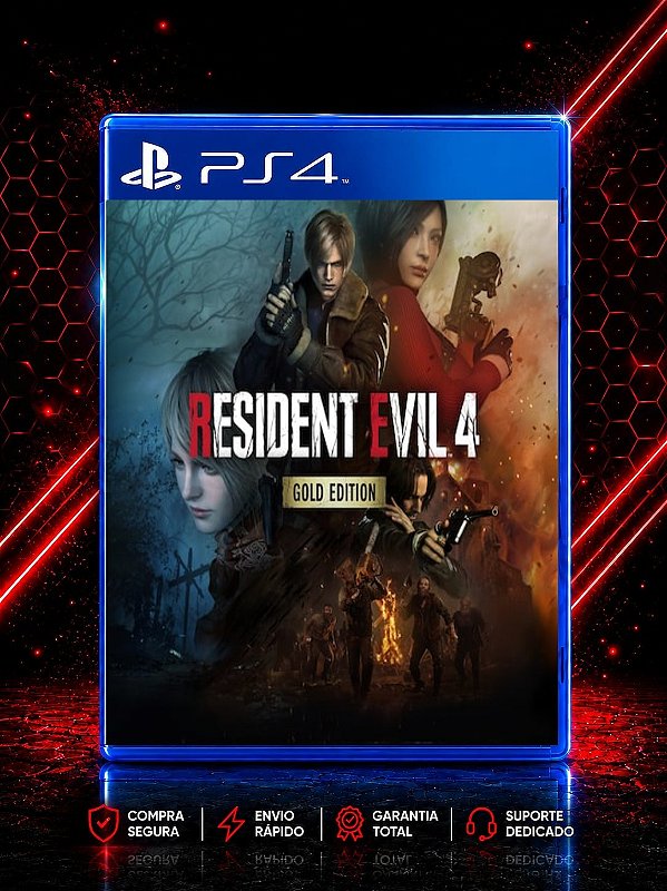 RESIDENT EVIL 4 REMAKE MÍDIA DIGITAL PARA PS4