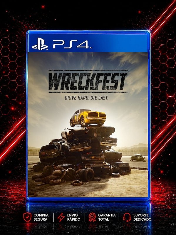 WRECKFEST MÍDIA DIGITAL PARA PS4