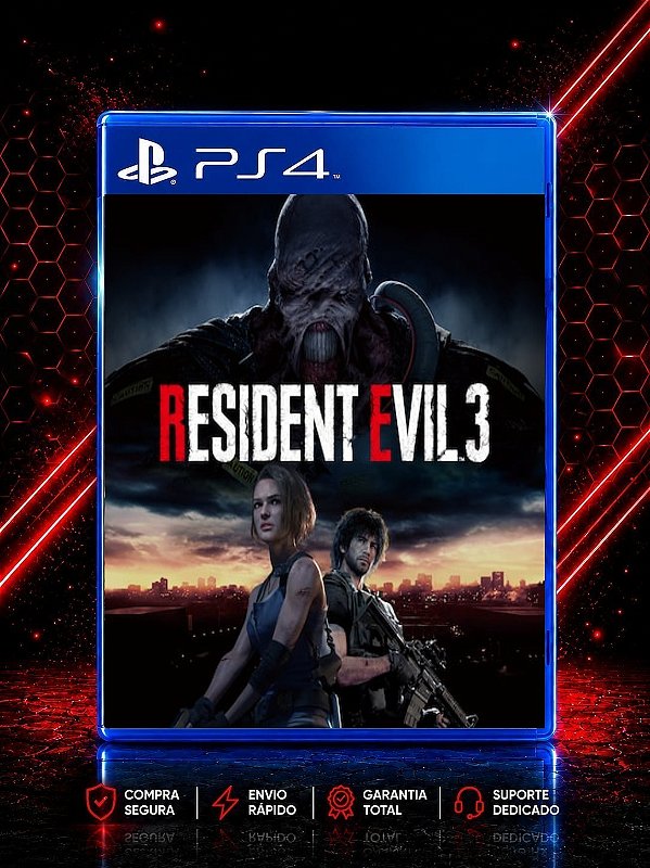 RESIDENT EVIL 3 MÍDIA DIGITAL PARA PS4