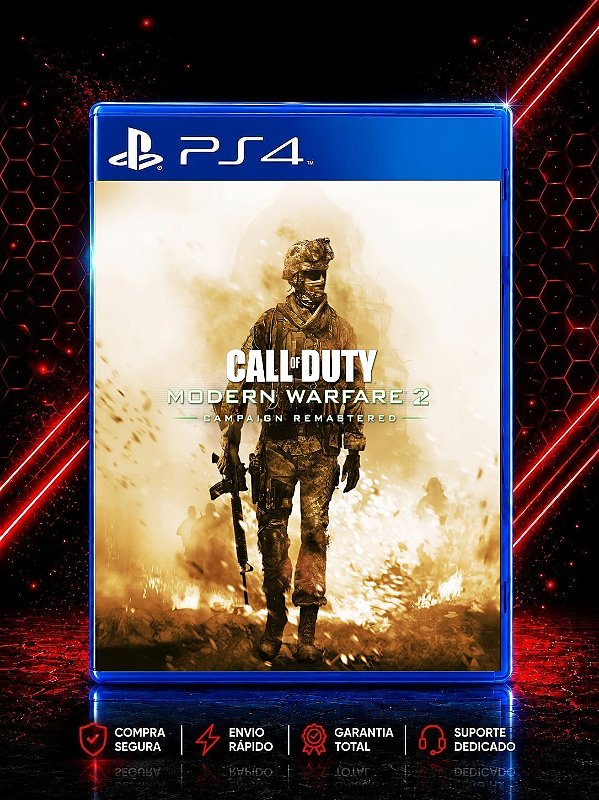 CALL OF DUTY MODERN WARFARE 2 CAMPAIGN REMASTERD MÍDIA DIGITAL PARA PS4