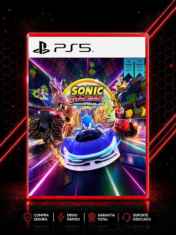 SONIC RACING CROSSWORLDS MÍDIA DIGITAL PARA PS5