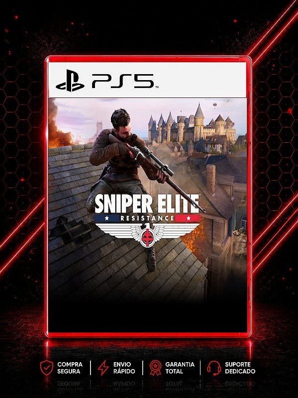 SNIPER ELITE RESISTANCE MÍDIA DIGITAL PARA PS5