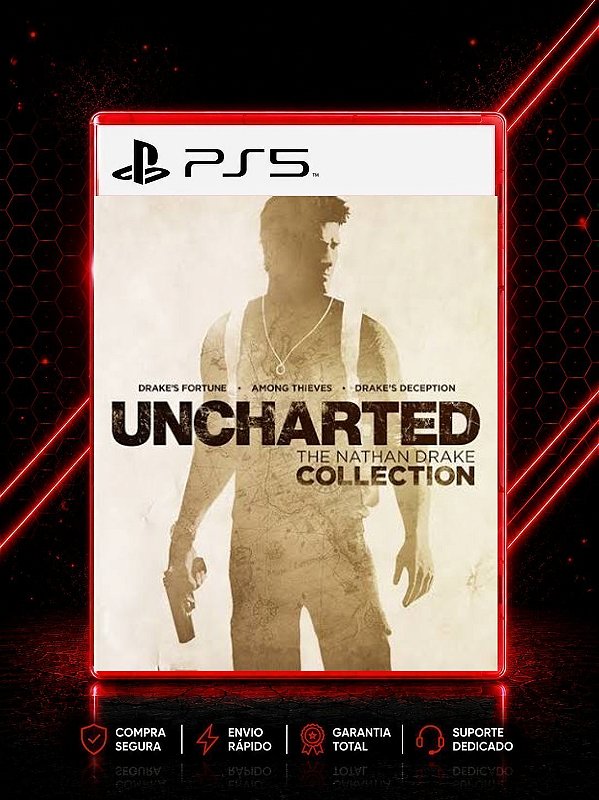 UNCHARTED THE NATHAN DRAKE COLLECTION MÍDIA DIGITAL PARA PS5