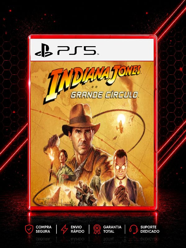 INDIANA JONES E O GRANDE CÍRCULO MÍDIA DIGITAL PARA PS5