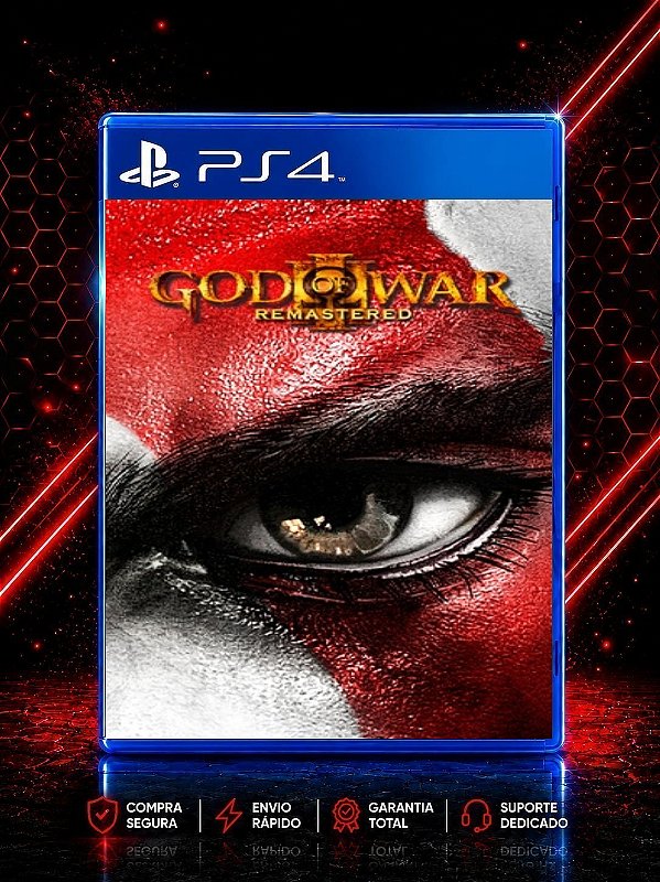 GOD OF WAR III REMASTERIZADO PS4 MÍDIA DIGITAL