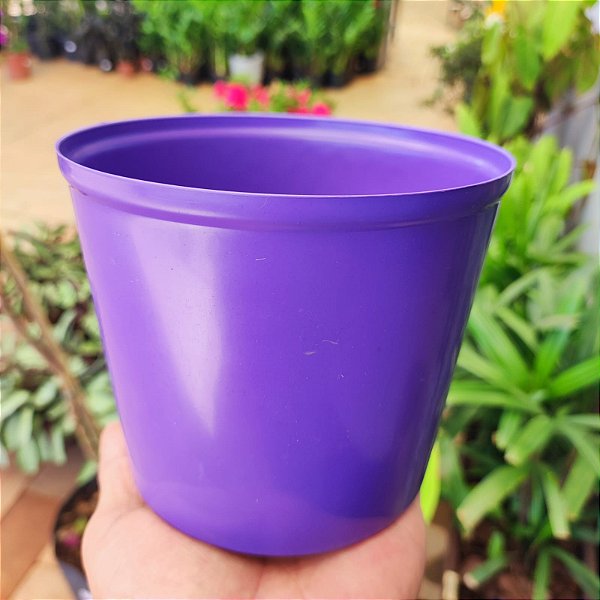 Kit 5 Cachepots Coloridos 1,2L Utiliplas para Decoração