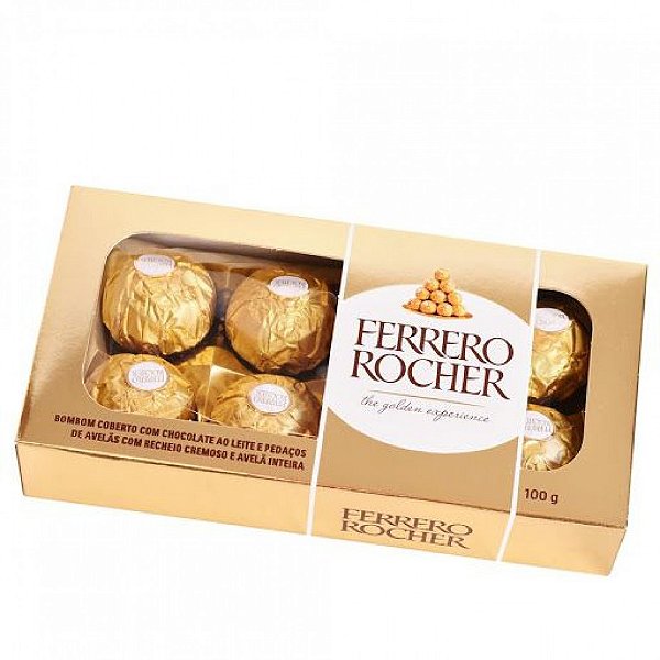 Ferrero Rocher - Caixa com 8 Bombons