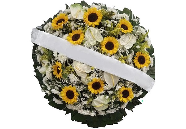 Coroa de Flores para Velório Florescer