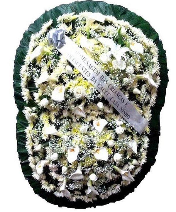 Coroa de Flores para Velório Serenidade