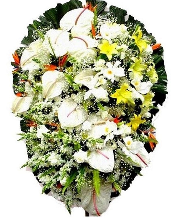 Coroa de Flores para Velório Luxo I