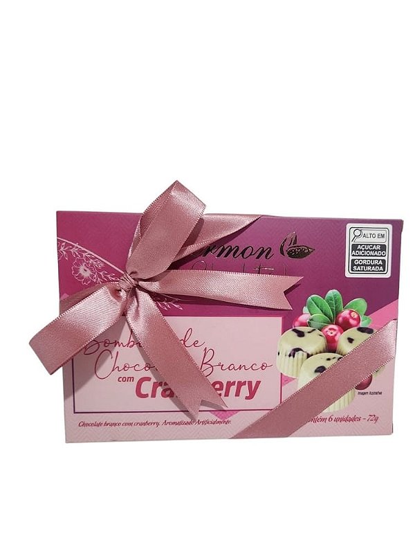 Bombom Chocolate Branco com Cramberry Viermon
