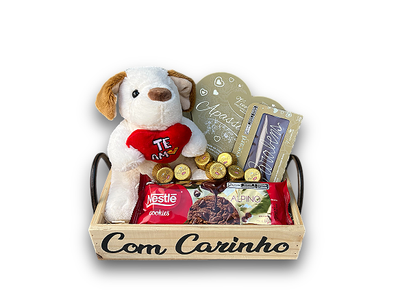 Cesta de Chocolates Mimo Carinhoso