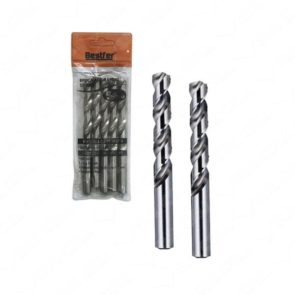 BROCAS ACO RAPIDO 10MM KIT 5PCS - BFH1665