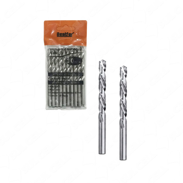 BROCAS ACO RAPIDO 6MM KIT 10PCS - BFH1657