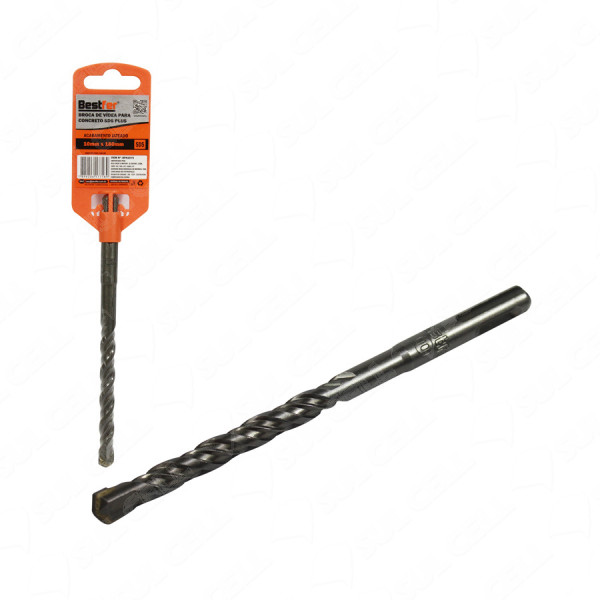 BROCA DE VIDEA PARA CONCRETO SDS PLUS 10MMX160MM - BFH2075