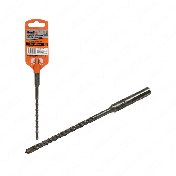 BROCA DE VIDEA PARA CONCRETO SDS PLUS 6MMX160MM - BFH2073