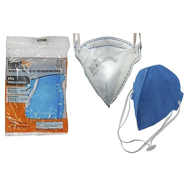 MASCARA DE PROTECAO RESPIRATORIA PFF1 SEM VALVULA - BFH1164