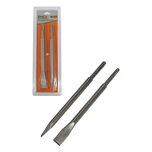 KIT PONTEIRO E TALHADEIRA 250MM SDS PLUS 2PCS - BFH2016