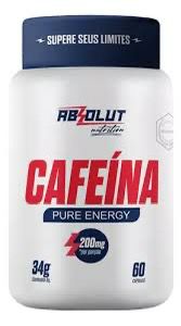 Cafeína 200mg 60 Cápsulas absolut